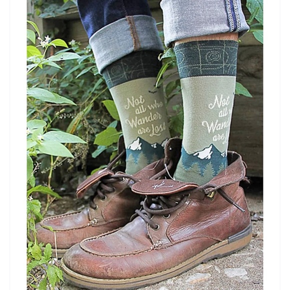 Foot Traffic Men's Casual Socks - Green - Picture 3 of 6